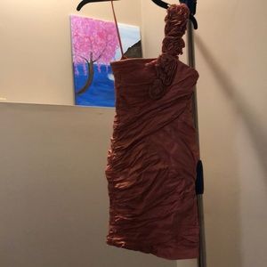 BCBG one shoulder dress